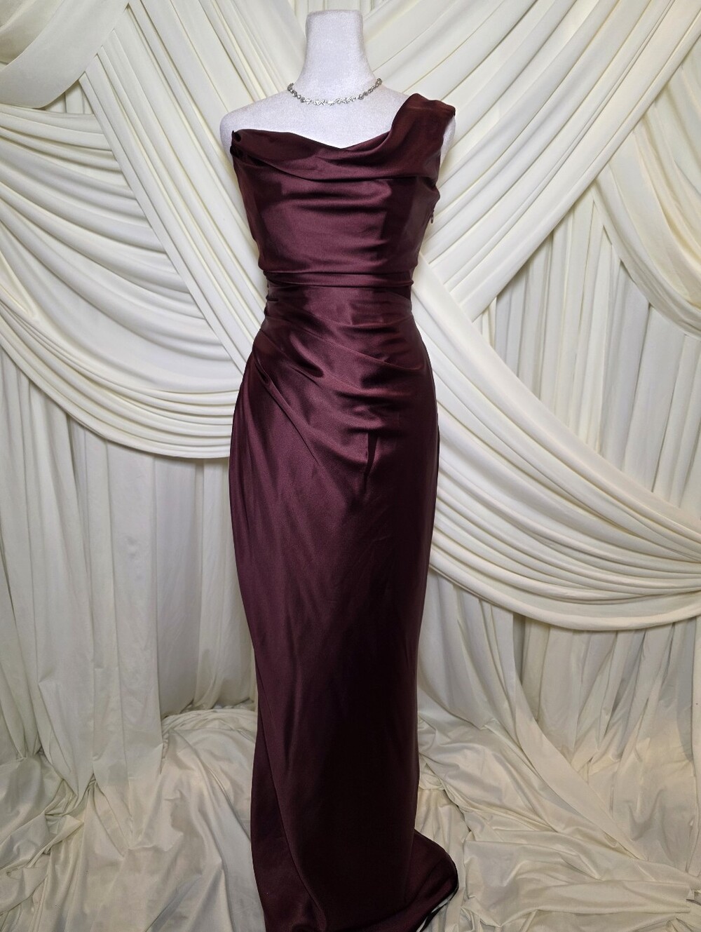 babyboo Thalassa Long Dress - Cherry Lacquer NWT $180 XL - Picture 2 of 13